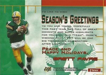 1996 NFL Properties Santa Claus #NNO Santa Claus / Brett Favre  Back