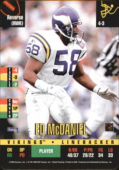 1995 Donruss Red Zone #NNO Ed McDaniel Front