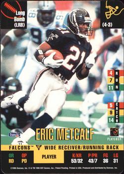 1995 Donruss Red Zone Update #NNO Eric Metcalf Front