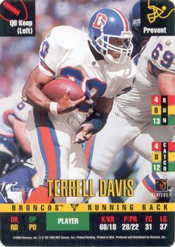 1995 Donruss Red Zone Update #NNO Terrell Davis Front