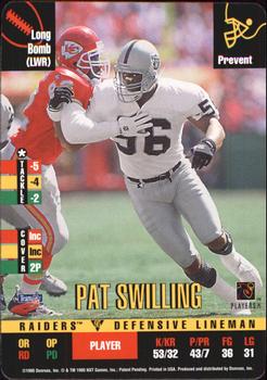 1995 Donruss Red Zone Update #NNO Pat Swilling Front