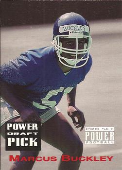 1993 Pro Set Power - Draft Picks #PDP19 Marcus Buckley Front
