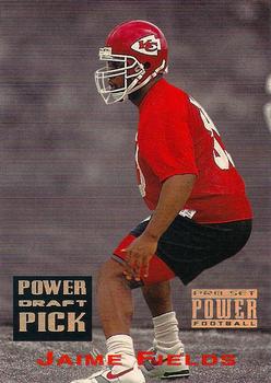 1993 Pro Set Power - Draft Picks Gold #PDP12 Jaime Fields Front