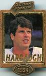 1994 Action Packed Badge of Honor Pins #NNO Jim Harbaugh Front