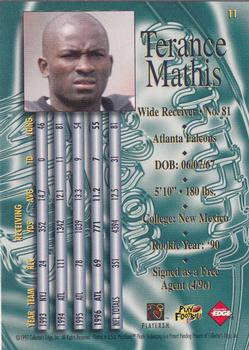 1997 Collector's Edge Masters - Retail #11 Terance Mathis Back