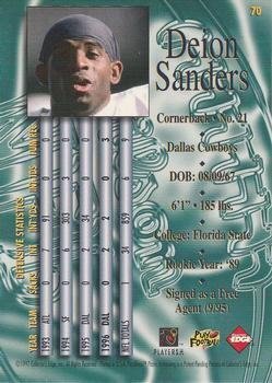 1997 Collector's Edge Masters - Retail #70 Deion Sanders Back