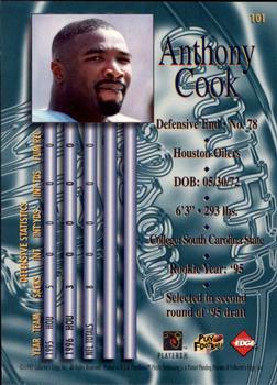 1997 Collector's Edge Masters - Retail #101 Anthony Cook Back