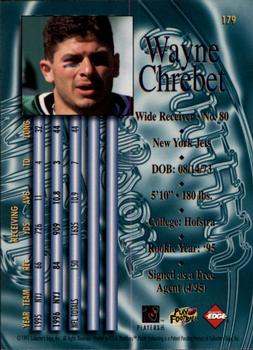1997 Collector's Edge Masters - Retail #179 Wayne Chrebet Back
