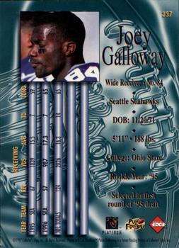 1997 Collector's Edge Masters - Retail #237 Joey Galloway Back