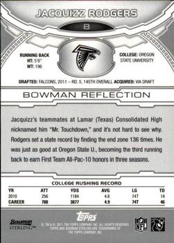 2011 Bowman Sterling #8 Jacquizz Rodgers Back