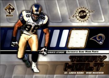 2001 Pacific Private Stock - Game Worn Gear #149 Torry Holt Front