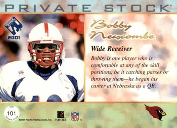 2001 Pacific Private Stock - Gold Framed #101 Bobby Newcombe Back