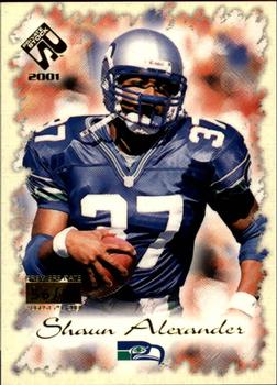 2001 Pacific Private Stock - Premiere Date #87 Shaun Alexander Front