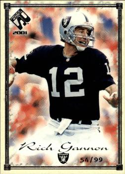 2001 Pacific Private Stock - Silver Framed #70 Rich Gannon Front