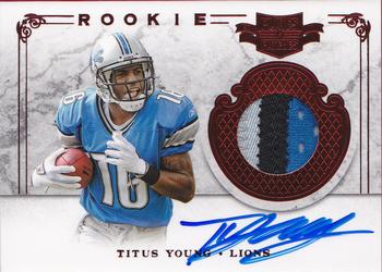 2011 Panini Plates & Patches #215 Titus Young Front