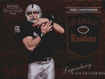 2010 Playoff Contenders - Legendary Contenders #8 Todd Christensen  Front