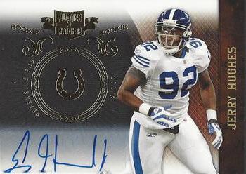 2010 Panini Plates & Patches - Signatures Gold #150 Jerry Hughes Front