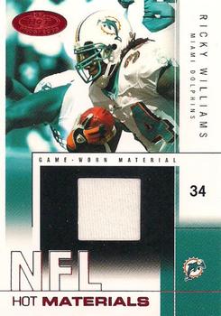 2004 Fleer Hot Prospects - Hot Materials Red Hot #HM/RW Ricky Williams Front