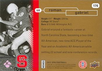 2011 SP Authentic #176 Roman Gabriel Back