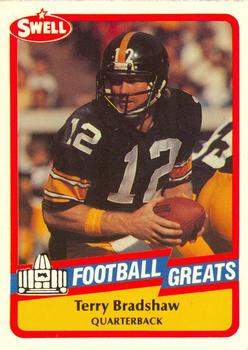 1989 Swell Greats #1 Terry Bradshaw Front