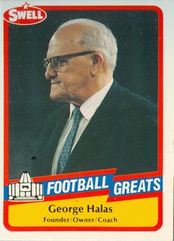 1989 Swell Greats #9 George Halas Front