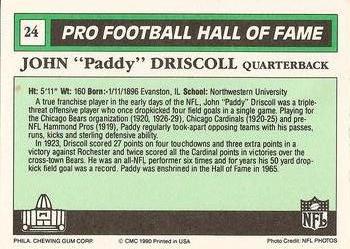 1990 Swell Greats #24 John Driscoll Back