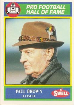 1990 Swell Greats #69 Paul Brown Front