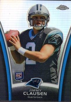 2010 Topps Chrome - Retail Exclusive Rookie Refractors #TMB-2 Jimmy Clausen  Front