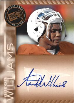2011 Press Pass - Autographs Bronze #PPS-AW Aaron Williams Front