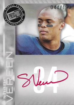 2011 Press Pass - Autographs Silver Red Ink #PPSSV Shane Vereen Front