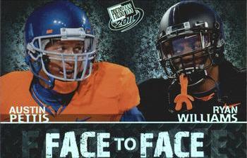 2011 Press Pass - Face to Face #FF-12 Ryan Williams / Austin Pettis Front
