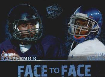 2011 Press Pass - Face to Face #FF-14 Colin Kaepernick / Titus Young Front