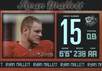 2011 Press Pass - Reflectors #4 Ryan Mallett Front