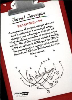 2011 Press Pass - Reflectors #72 Jerrel Jernigan Back