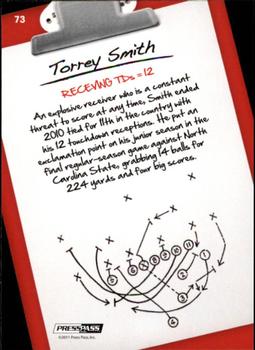 2011 Press Pass - Reflectors #73 Torrey Smith Back