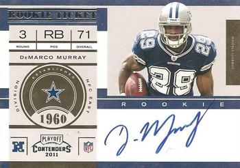 2011 Playoff Contenders #231 DeMarco Murray Front