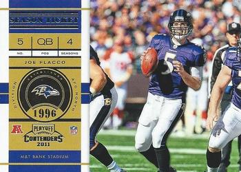 2011 Playoff Contenders #15 Joe Flacco Front