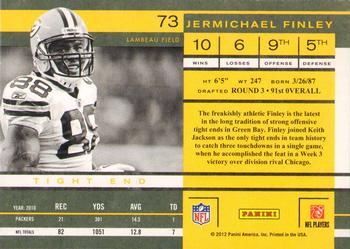 2011 Playoff Contenders #73 Jermichael Finley Back