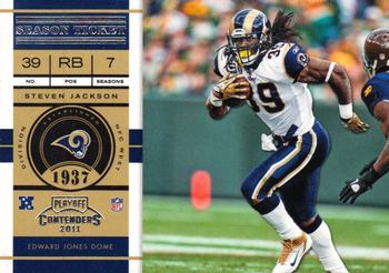 2011 Playoff Contenders #100 Steven Jackson Front