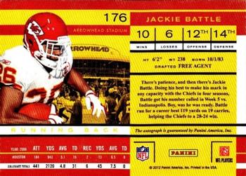 2011 Playoff Contenders #176 Jackie Battle Back
