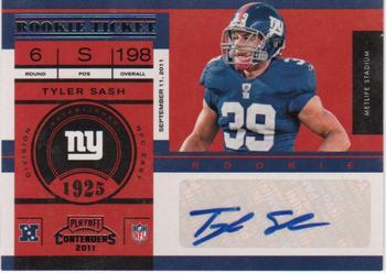 2011 Playoff Contenders #183 Tyler Sash Front