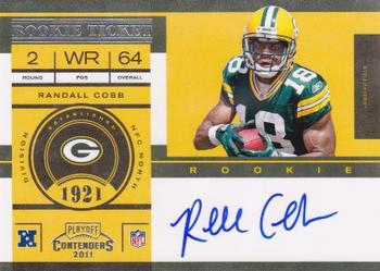 2011 Playoff Contenders #202 Randall Cobb Front