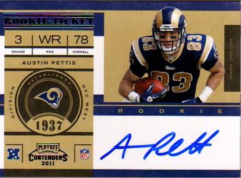 2011 Playoff Contenders #208 Austin Pettis Front