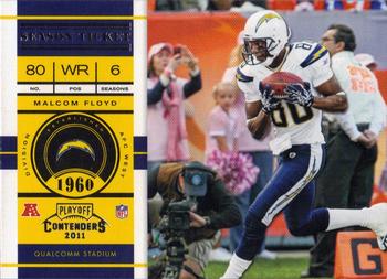 2011 Playoff Contenders #48 Malcom Floyd Front