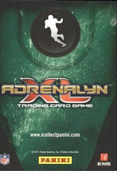 2011 Panini Adrenalyn XL #2 Beanie Wells  Back