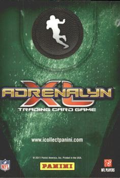 2011 Panini Adrenalyn XL #9 Ryan Williams Back