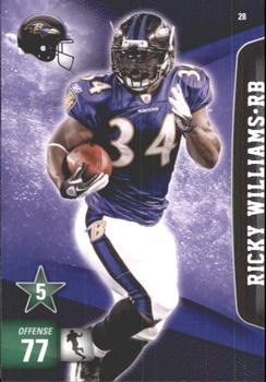 2011 Panini Adrenalyn XL #28 Ricky Williams  Front