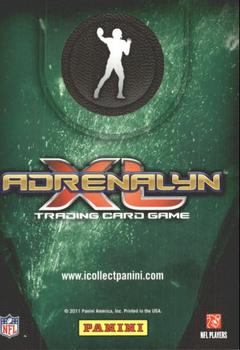 2011 Panini Adrenalyn XL #54 Jay Cutler  Back