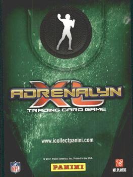 2011 Panini Adrenalyn XL #304 Jake Locker Back