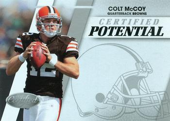 2010 Panini Certified - Certified Potential #10 Colt McCoy  Front
